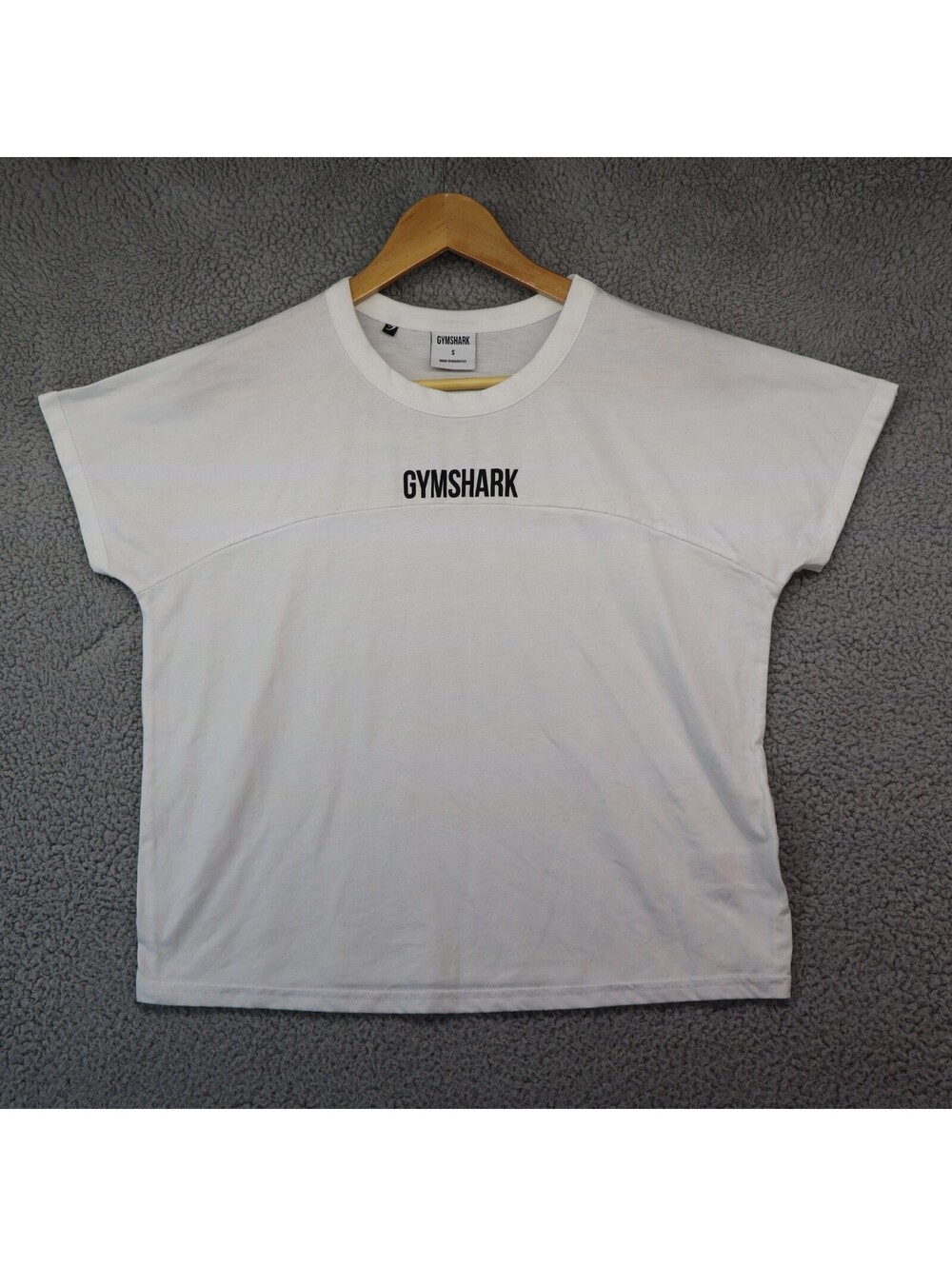 Gymshark Womens Small Ark Tee White Athletic Gym